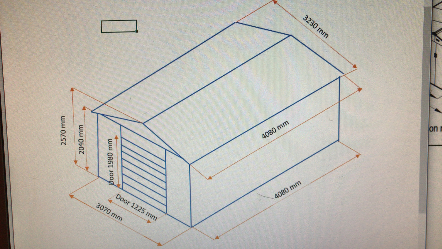 Premium Custom Manufactured Heavy Duty Shed 10ft wide x 13ft deep